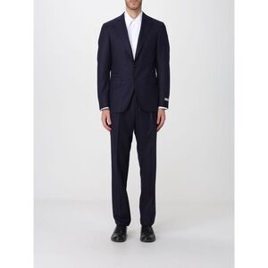 Canali Men Canali Single-Breasted Pinstripe Wool Suit
